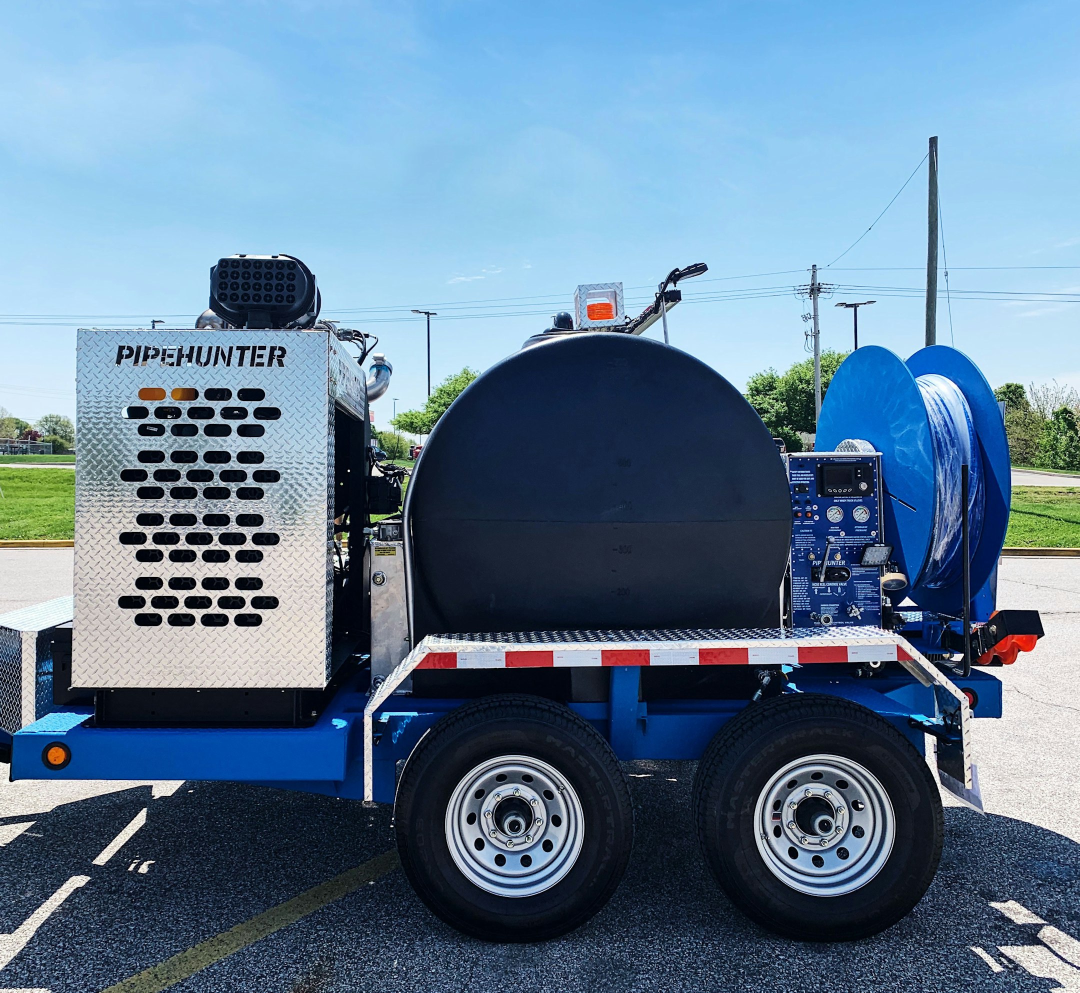 502 Equipment PipeHunter Tandem Axle Jetter Trailer